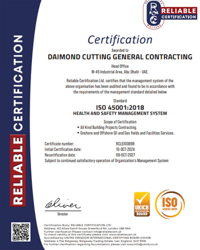 Certificates Diamond Cutting