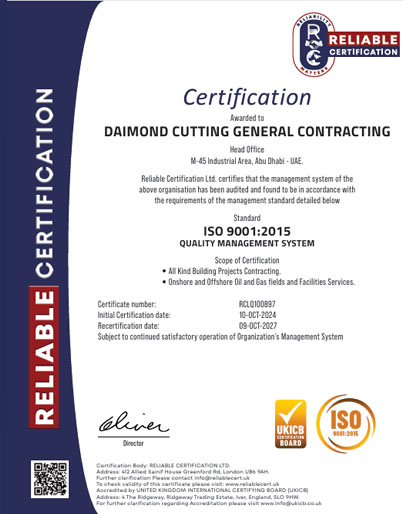 Certificates Diamond Cutting