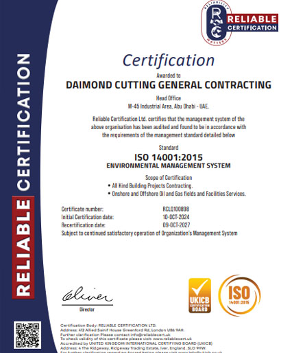 Certificates Diamond Cutting